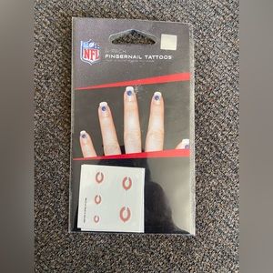Wincraft. NFL. Chicago Bears fingernail tattoos.